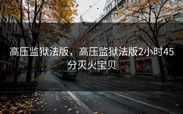 高压监狱法版，高压监狱法版2小时45分灭火宝贝