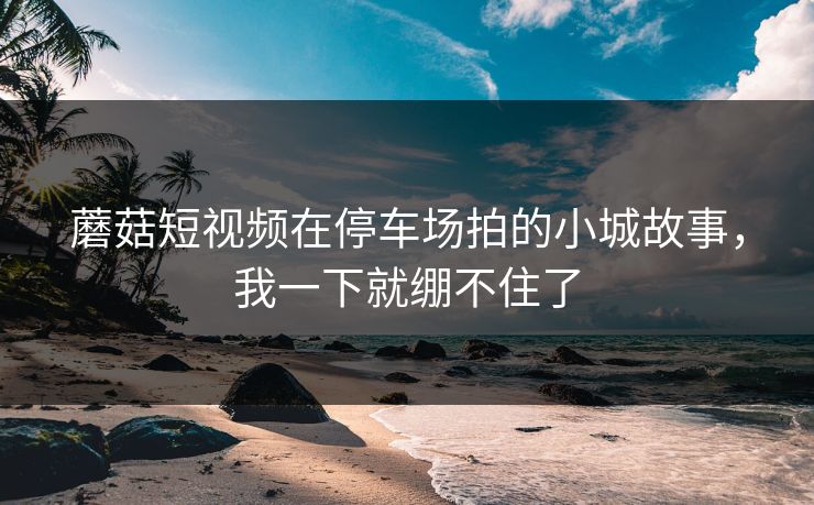 蘑菇短视频在停车场拍的小城故事，我一下就绷不住了